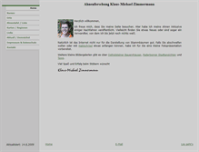 Tablet Screenshot of klaus-michael-zimmermann.de